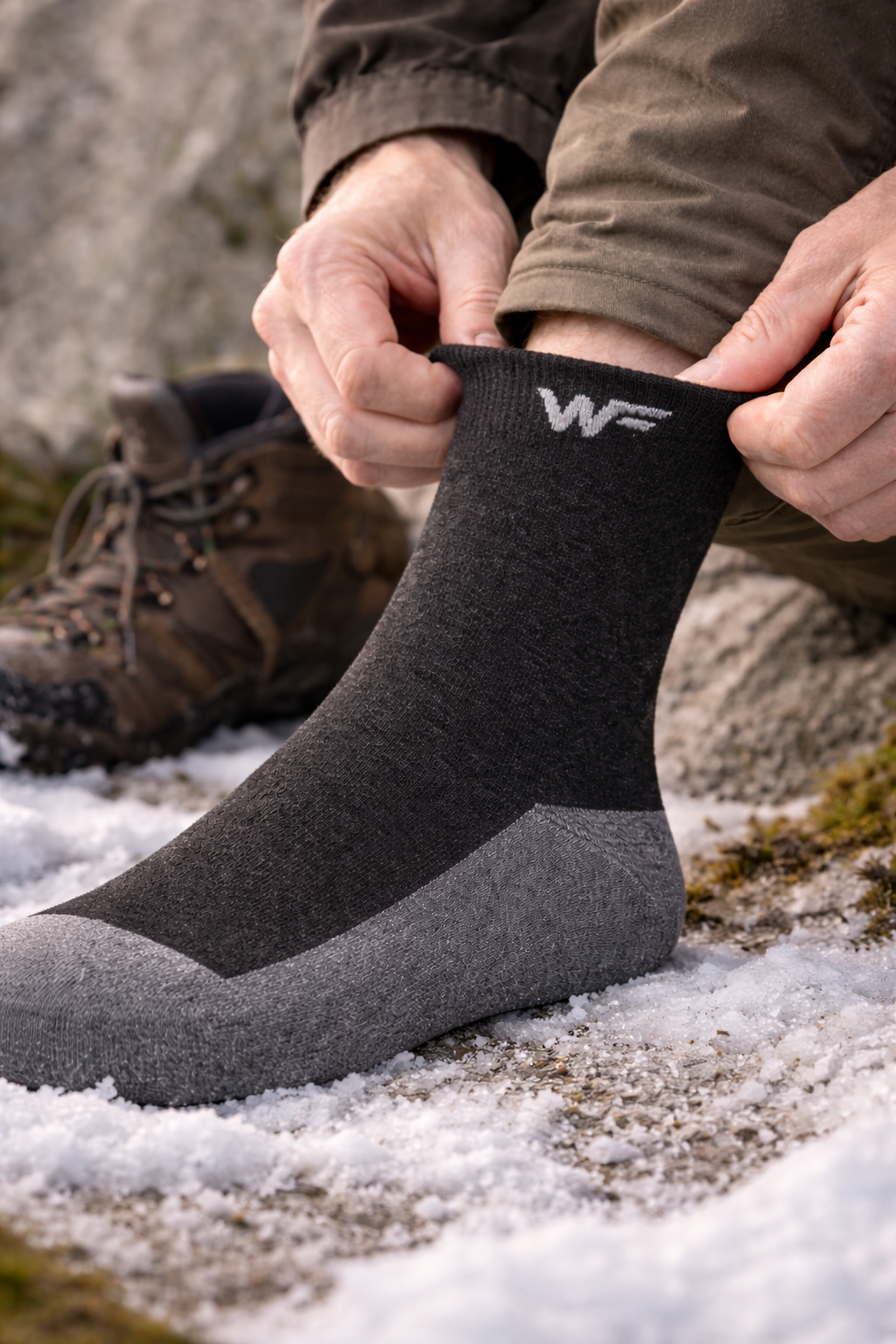 3 Layer Merino Wool Waterproof Socks